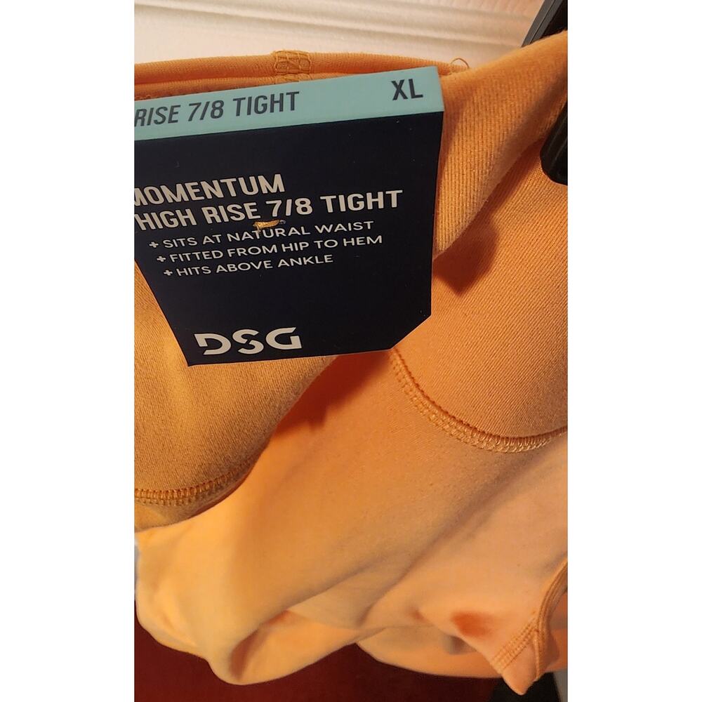 DSG Momentum High Rise 7/8 Leggings – XL – Orange – Side Pockets - Picture 4 of 5